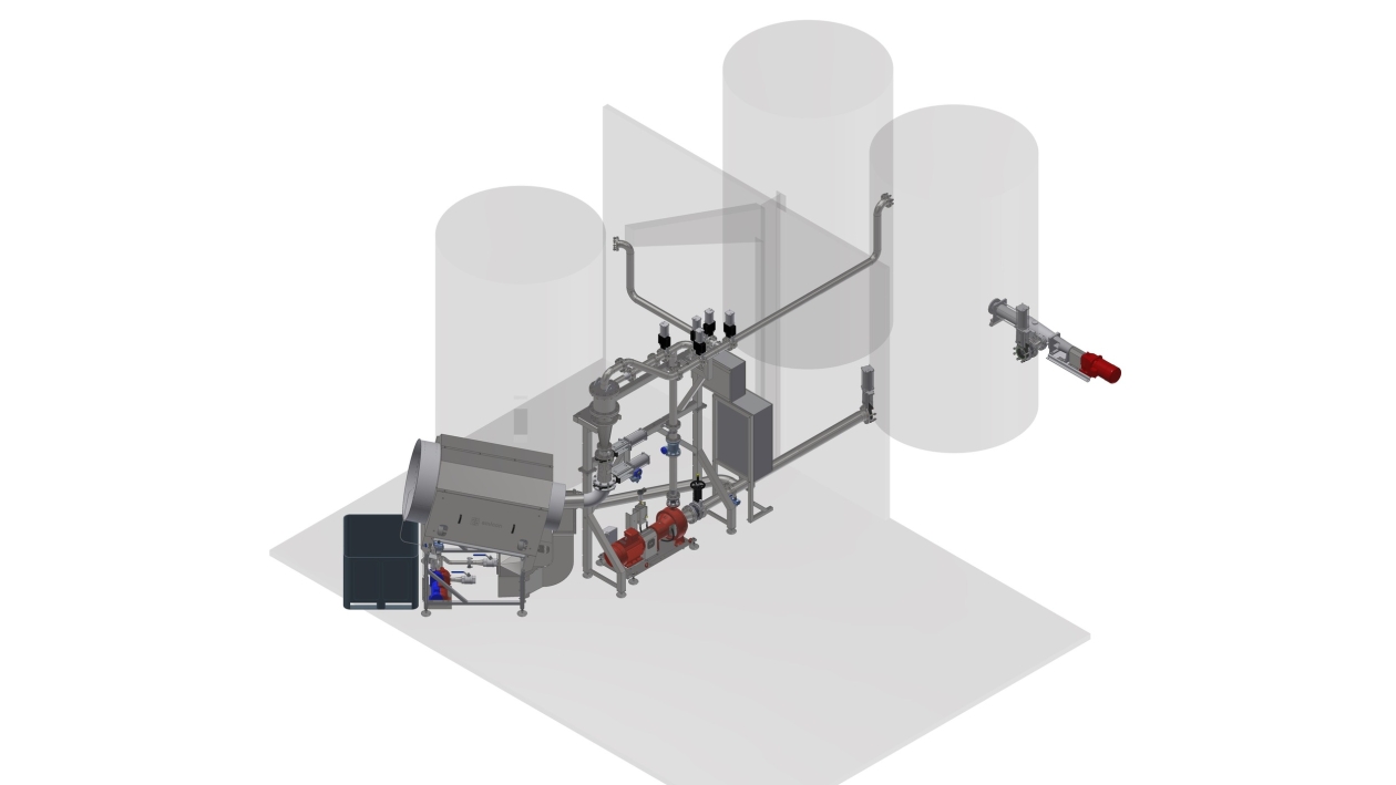 Post-treatment installation CS300